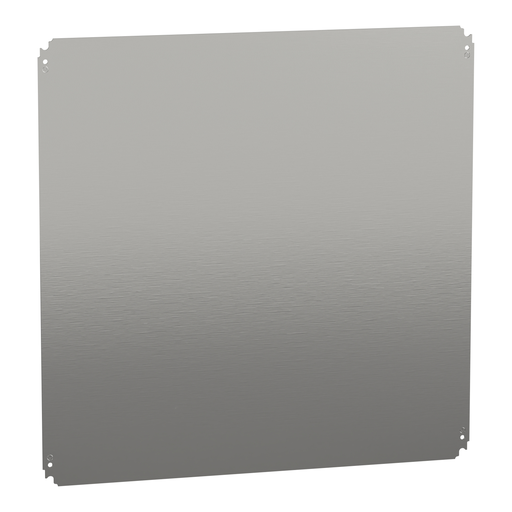 Product image for Square D NSYMM88 29.5 Inch x 29.5 Inch Plain Galvanized Steel Mounting Plate