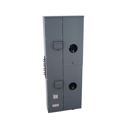 Product image for Square D EZMK332400 240/120 VAC Delta 208 Star/120 VAC 400 Amp 3-Phase 4-Wire Ringless Meter Center Branch Unit