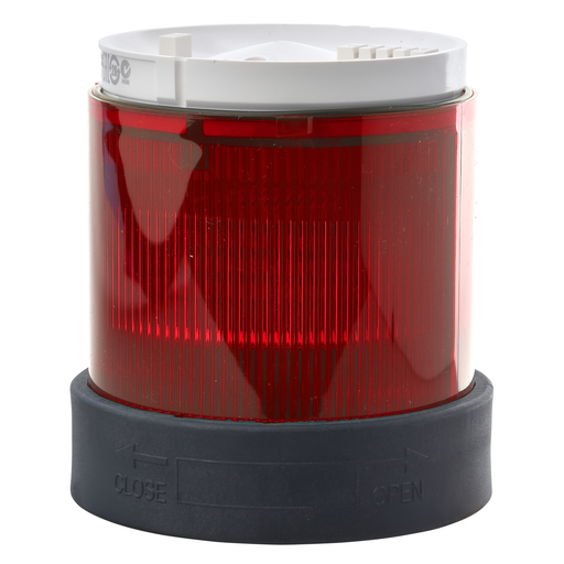 XVBC34 - Indicating Bank, 70mm, illuminated lens unit, red, steady on, 10 W, 250 VAC/DC