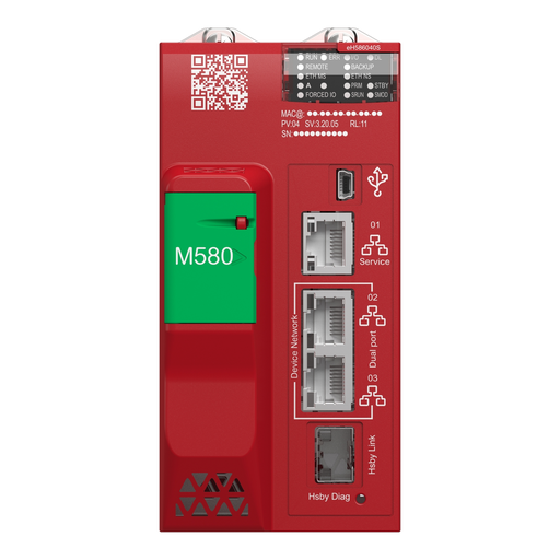Mayer-DDS-redundant safety processor, Modicon M580, 64MB, 61 Ethernet devices, 31 remote IO racks of X80 and Quantum IO-2