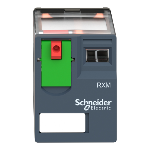 Mayer-DDS-miniature plug in relay, Harmony Electromechanical Relays, 10A, 3CO, lockable test but to n, 230V AC-2