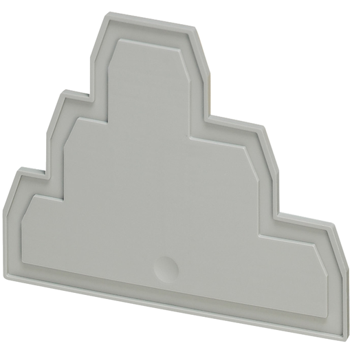 NSYTRACE26 - Cover plate, Linergy TR, 3 level, 2.2mm width, 6 points, for screw terminals NSYTRV26T, grey, Set of 50