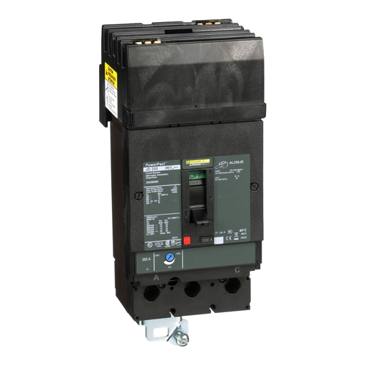 Product image for Square D JDA262002 600 Volt 200 Amp Molded Case Circuit Breaker