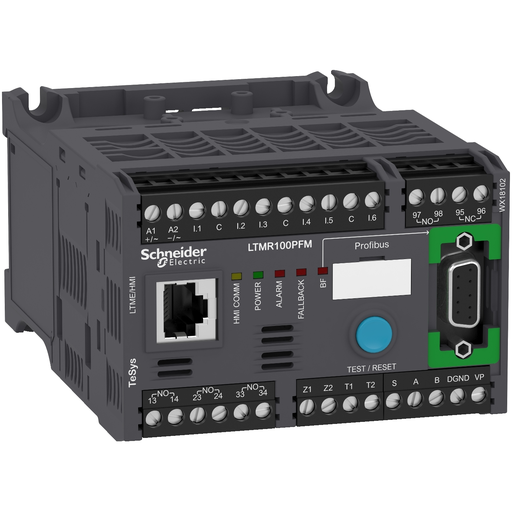 Mayer-DDS-Motor controller, TeSys T, Motor Management, Profibus DP, 6 logic inputs, 3 logic outputs, 5 to 100A, 100 to 240VAC-1