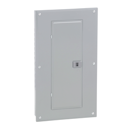 HOM2448M125PC – Load center, Homeline, 1 phase, 24 spaces, 48 circuits, 125A convertible main breaker, PoN, NEMA1, combo cover