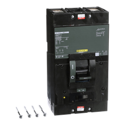 LAL26250MB – Circuit breaker, LA, 250A, 2 pole, 600VAC, 22kA, 250VDC, 10kA, lugs, thermal magnetic, short handle