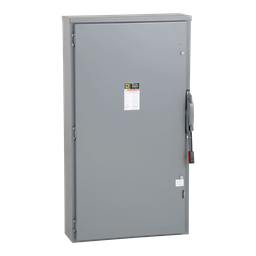 HU365NR – Safety switch, heavy duty, non fusible, 400A, 4 wire, 3 pole, 1 neutral, 350hp, 600VAC/DC, NEMA 3R