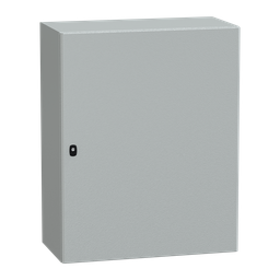NSYS3D10840 – Wall mounted steel enclosure, PanelSeT S3D, plain door, without mounting plate, 1000x800x400mm, IP66, IK10