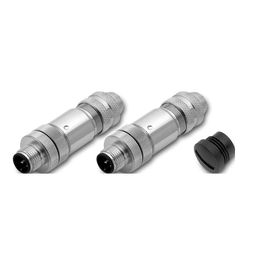VW3L5E000 – connector kit for assembly of EtherCAT cables-2 male connector M12 4 pin cap M12