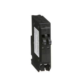 QO1520 – Tandem mini circuit breaker, QO, 1 x 1 pole at 15A, 1 x 1 pole at 20A, 120/240VAC, 10kA, plug in