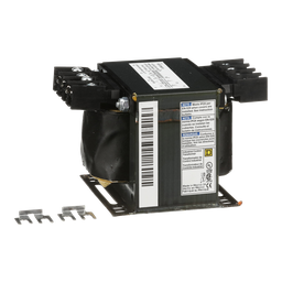 9070T250D13 – Transformer, Type T, industrial control, 250VA, 1 phase, 120V primary, 12/24V secondary, 80C rise