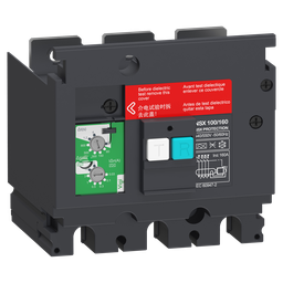 LV429490 – Earth-leakage add-on protection module VigiPacT, ComPacT NSX 100/160, 440VAC to 550VAC, 30mA to 30A, 3 poles