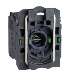 ZB5AW063 – Complete body/contact assembly and light block, Harmony XB5, XB4, with body/fixing collar, BA9s bulb, 250V, 2NO