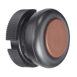 XACA9419 – Push button head, Harmony XAC, plastic, brown, booted, spring return