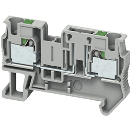 NSYTRP42TB – Terminal block, Linergy TR, push-in type, basic disconnect terminal, 2 points, 4mm²,  grey, set of 50