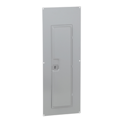 QOC342MQS – Replacement cover, QO, for 42 space load center with QDL main breaker, surface, gray