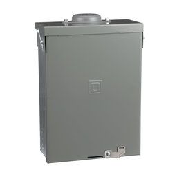 QO612L100RBCU – Load center, QO, 1 phase, 6 spaces, 12 circuits, 100A fixed main lugs, NEMA3R, Cu bus
