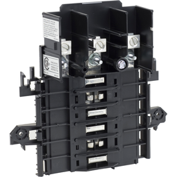 QON312L125I – Load center interior, QO, mounting base, 3 phase, 12 spaces, 125A main lugs, OEM, neutral busbar
