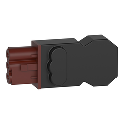NSYLAMDCF – DC female connector for Multi-fixing LED lamps, 3P, screw connection, 250V/16A