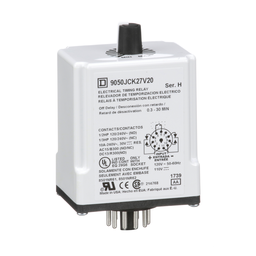 9050JCK27V20 – Timer, Harmony 9050 JCK, off delay, adjustable time, 0.3 to 30 minutes, 10A, 240V AC, 120V AC/110V DC
