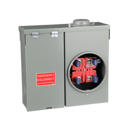 C125RB – Meter mains, QO, CSED, ringed socket, 125A, surface mount, no bypass