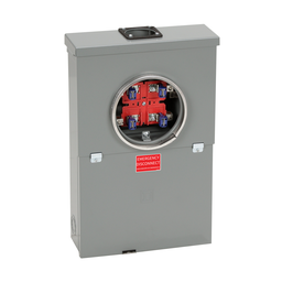 SO1020M100S – All in one, Homeline, combination service entrance, ringed socket, 200A, surface, 10 spaces, 20 circuits, 10kA SSCR, OH, no bypass