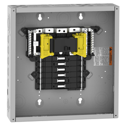 QO112M100P – Load center, QO, 1 phase, 12 spaces, 24 circuits, 100A convertible main breaker, NEMA1
