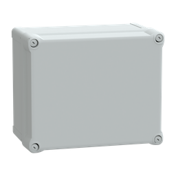 NSYTBP292416H – PC box IP66 IK08 RAL7035 Int.H275W225D160 Ext.H291W241D168 opaque PC cover H60