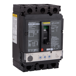 HGL36150CU33X – Circuit breaker, PowerPacT H, 150A, 3 pole, 600VAC, 18kA, lugs, Micrologic 3.2S, 100%