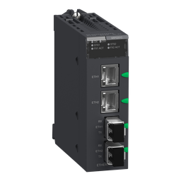 BMXNRP0201C – fiber converter, Modicon X80, SM/LC 2CH 100Mb, for severe environment