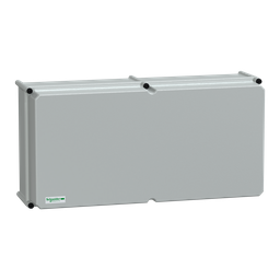 NSYPLSC3672AG – PLS box, polyester rear, opaque PC cover IP66 36x72x23cm