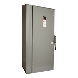 HU267R – Safety switch, heavy duty, non fusible, 700A, 2 pole, 50hp, 600VAC/DC, NEMA 3R