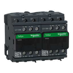 LC2D09B7V – TeSys Deca reversing contactor – 3P(3 NO) – AC-3 –