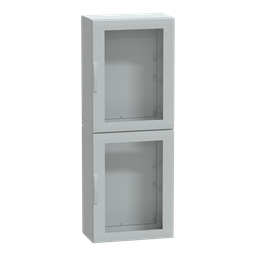 NSYPLA2074TG – Floor standing polyester enclosure, Thalassa PLA, glazed door, completely sealed, 2000x750x420mm, IP65, IK08