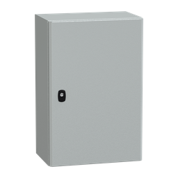 NSYS3D6425 – Wall mounted steel enclosure, PanelSeT S3D, plain door, without mounting plate, 600x400x250mm, IP66, IK10