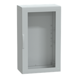 NSYPLA1274TG – Floor standing polyester enclosure, Thalassa PLA, glazed door, completely sealed, 1250x750x420mm, IP65, IK08