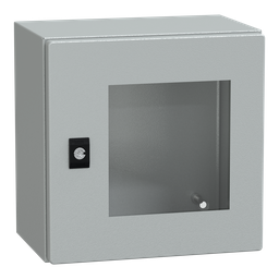 NSYCRN33200T – PanelSeT CRN tspt door w/o mount.plate. H300xW300xD200 IP66 IK08 RAL7035..