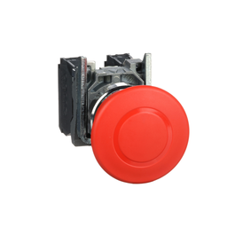 XB4BT845 – Harmony, emergency stop, latching push pull, red, 40 mm, 1 NC and 1 NO
