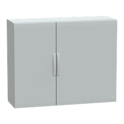NSYPLA10124G – Floor standing polyester enclosure, Thalassa PLA, plain door, completely sealed, 1000x1250x420mm, IP65, IK10