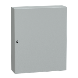NSYS3D121030P – Wall mounted steel enclosure, PanelSeT S3D, plain door, with mounting plate, 1200x1000x300mm, IP66, IK10