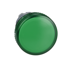 ZB4BV03 – Harmony, 22mm Push Button, pilot light head, green, with plain lens, for BA9s bulb