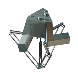 VRKP4L0FNO00000 – Delta 3 robot, P4, 3-5 axis, 15 kg permissible load, 0-1200 mm working envelop