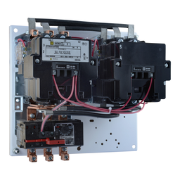 8736SEO2V02H30S – NEMA starter, Type S, reversing, horizontal, Size 3, 90A, 50HP at 575VAC, up to 100kA SCCR, 3 phase, 3 pole, Motor Logic SSOLR, 120VAC coil, open