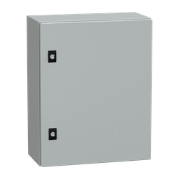 NSYCRN54200P – PanelSeT CRN plain door with mount.plate. H500xW400xD200 IP66 IK10 RAL7035..