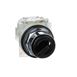 9001KS11BH13 – 30mm Push Button, Type K, selector switch, 2 position, black knob, 1NO and 1 NC
