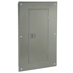 HOM2448L125PGC – Load center, Homeline, 1 phase, 24 spaces, 48 circuits, 125A convertible main lugs, PoN, NEMA1, gnd bar, combo cover