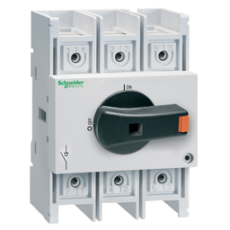 VLS3P125R2 – Disconnect switch, TeSys VLS, body switch, 125A, 60HP at 480VAC, UL98, three phase, 50kA SCCR, size 2,  DIN rail mount