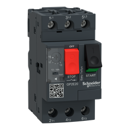 GP2E20 – Manual motor controller,Easy TeSys GP2E,3P,13-18A,thermal magnetic trip,screw clamp terminals