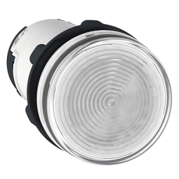 XB7EV67P – Monolithic pilot light, Harmony XB7, plastic, clear, 22mm, plain lens for BA9s bulb, lt 250V
