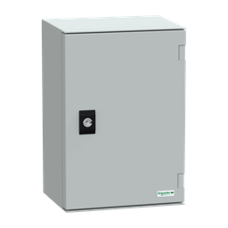 NSYPLM32PG – Wall mounted ABS   PC enclosure, Thalassa PLM, plain door, with metallic plate, 310x215x160mm, IP66, IK10, RAL 7035
